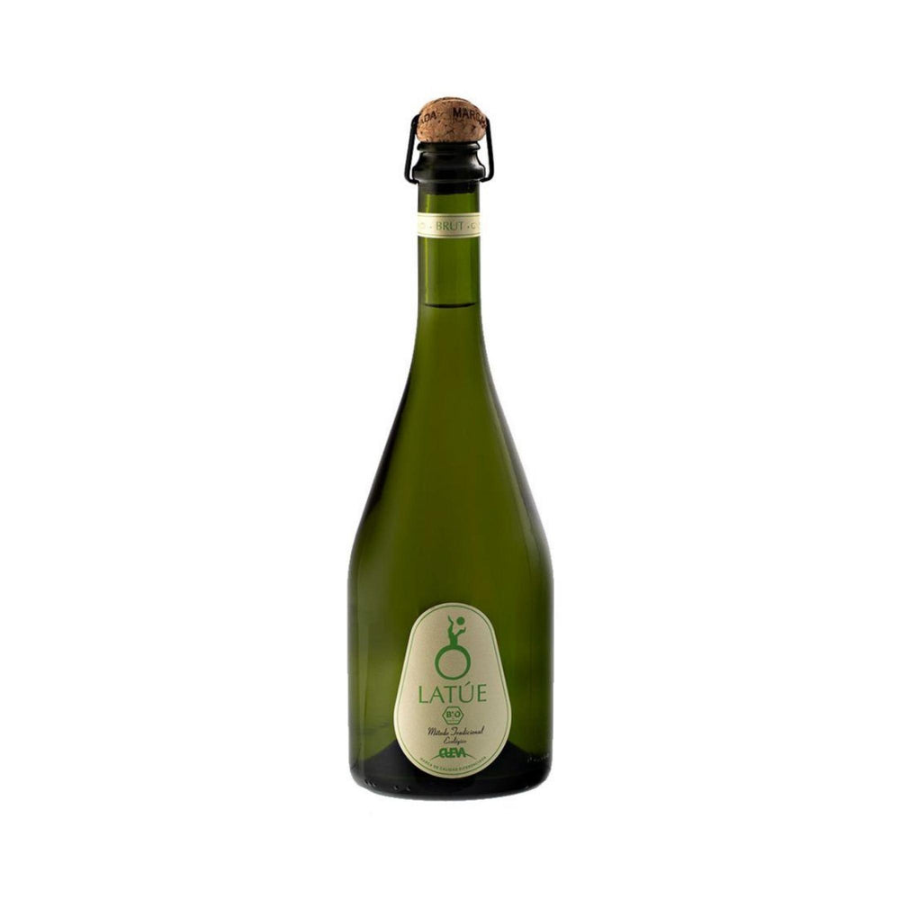 Vino espumoso cueva (marca de calidad) español vegano ecológico - Bodegas Latúe- Latúe BRUT- The Spanish Food Company