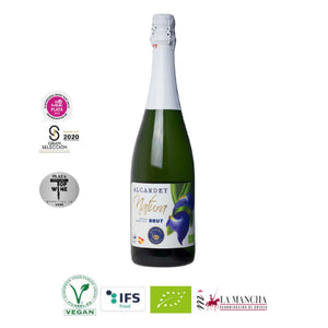 
                  
                    Vino espumoso español vegano ecológico - Bodegas Alcardet - Natura Brut - The Spanish Food Company - Denominación Origen Castilla la Mancha
                  
                