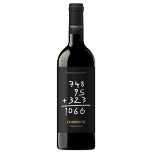 
                  
                    Vino tinto español vegano - Correcto Tempranillo- bodegas alcardet - The Spanish Food Company
                  
                