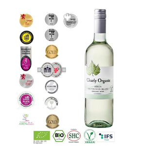 
                  
                    Vino blanco vegano y ecológico español - clearly Organic - bodegas latué - The Spanish Food Company
                  
                